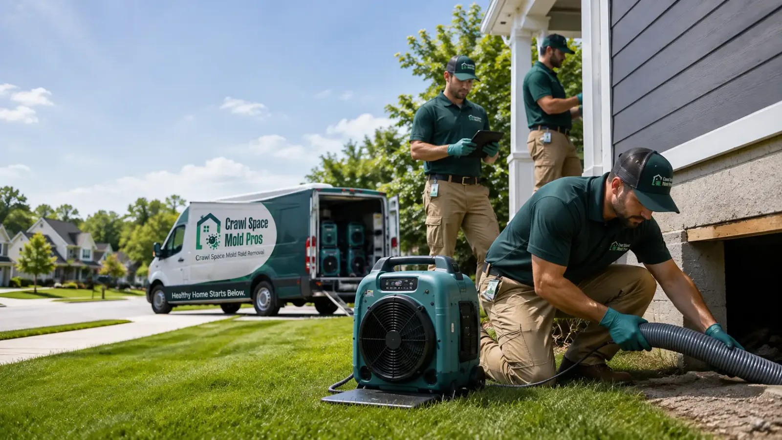 Crawl Space Mold Removal in Corning, IA